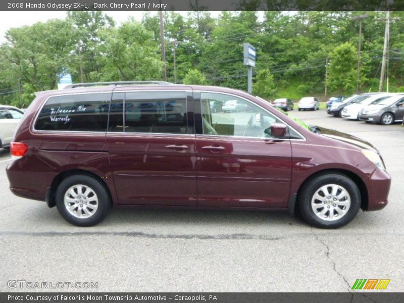 Dark Cherry Pearl / Ivory 2008 Honda Odyssey EX-L