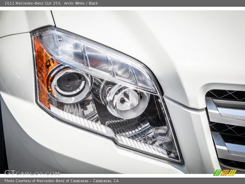 Arctic White / Black 2011 Mercedes-Benz GLK 350