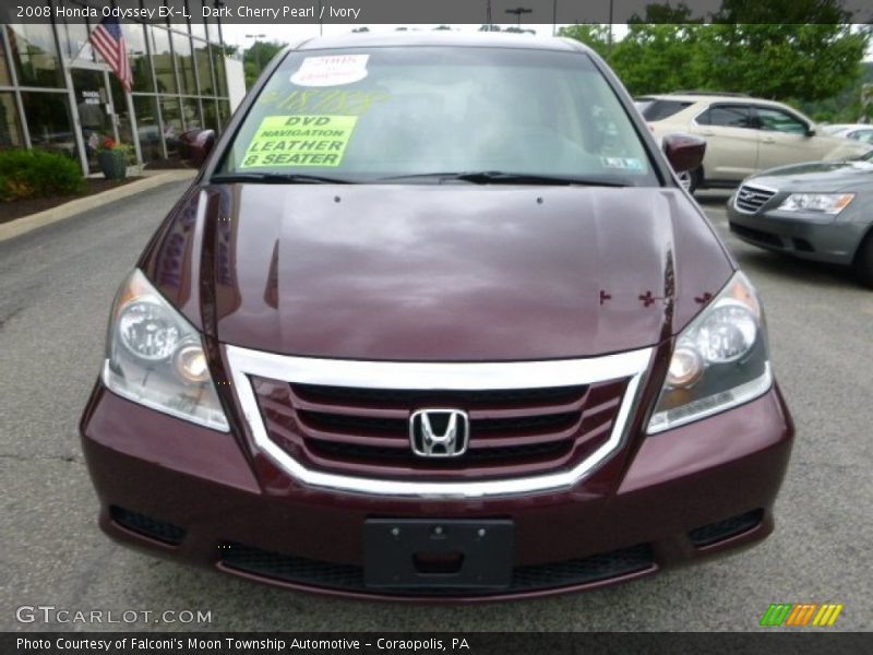 Dark Cherry Pearl / Ivory 2008 Honda Odyssey EX-L