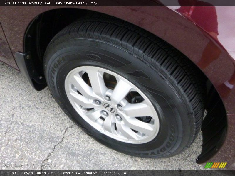Dark Cherry Pearl / Ivory 2008 Honda Odyssey EX-L