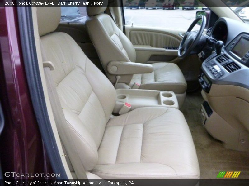 Dark Cherry Pearl / Ivory 2008 Honda Odyssey EX-L