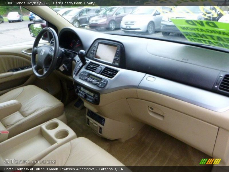 Dark Cherry Pearl / Ivory 2008 Honda Odyssey EX-L