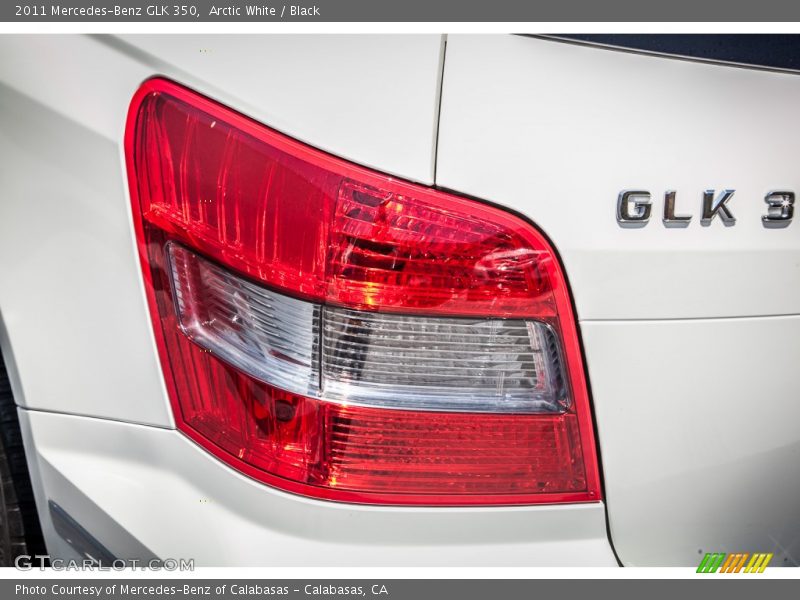 Arctic White / Black 2011 Mercedes-Benz GLK 350