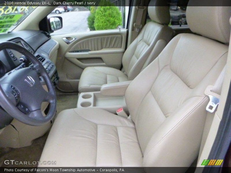 Dark Cherry Pearl / Ivory 2008 Honda Odyssey EX-L