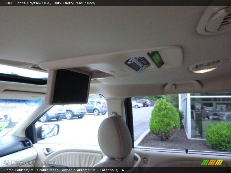 Dark Cherry Pearl / Ivory 2008 Honda Odyssey EX-L