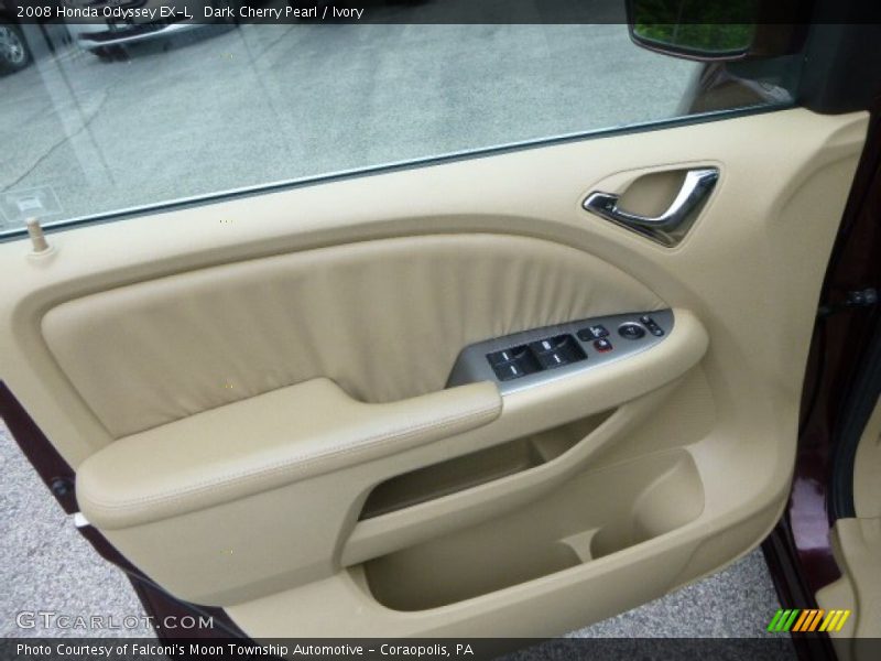 Dark Cherry Pearl / Ivory 2008 Honda Odyssey EX-L