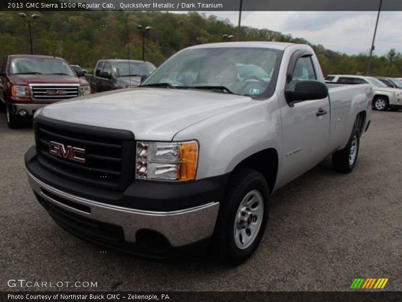 Quicksilver Metallic / Dark Titanium 2013 GMC Sierra 1500 Regular Cab