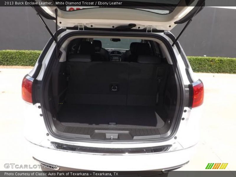 White Diamond Tricoat / Ebony Leather 2013 Buick Enclave Leather