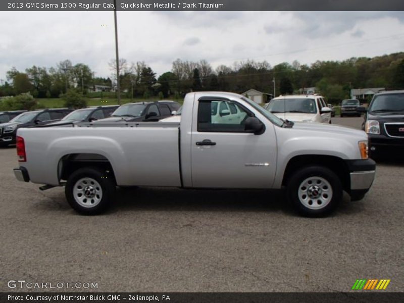 Quicksilver Metallic / Dark Titanium 2013 GMC Sierra 1500 Regular Cab