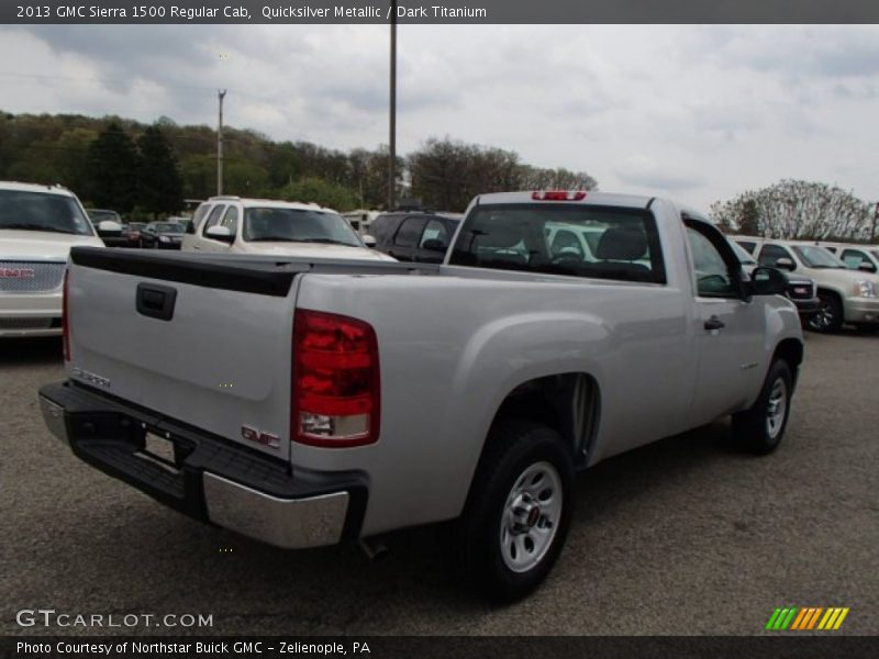 Quicksilver Metallic / Dark Titanium 2013 GMC Sierra 1500 Regular Cab
