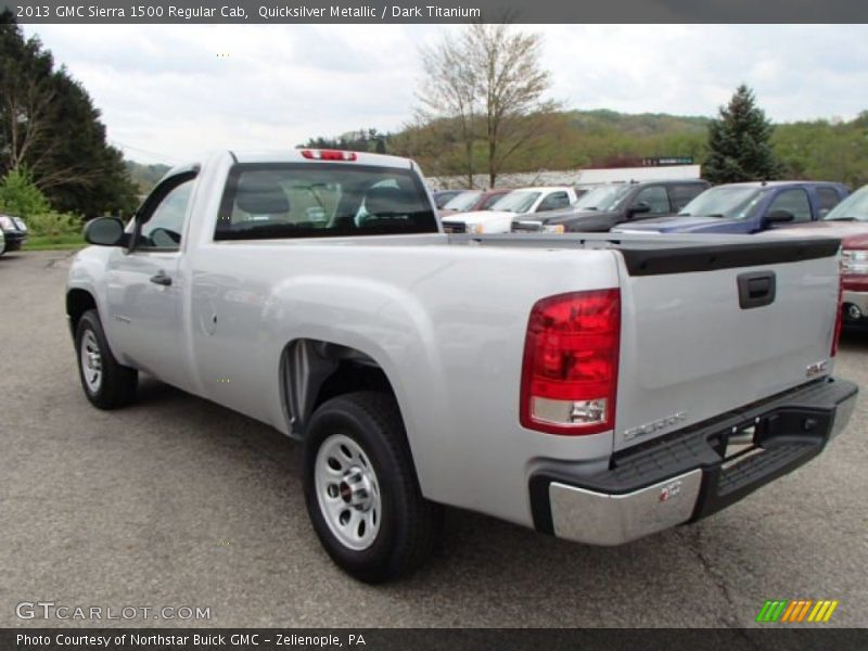 Quicksilver Metallic / Dark Titanium 2013 GMC Sierra 1500 Regular Cab
