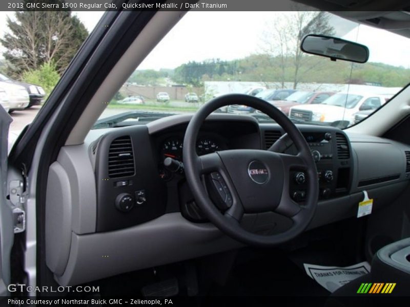 Quicksilver Metallic / Dark Titanium 2013 GMC Sierra 1500 Regular Cab