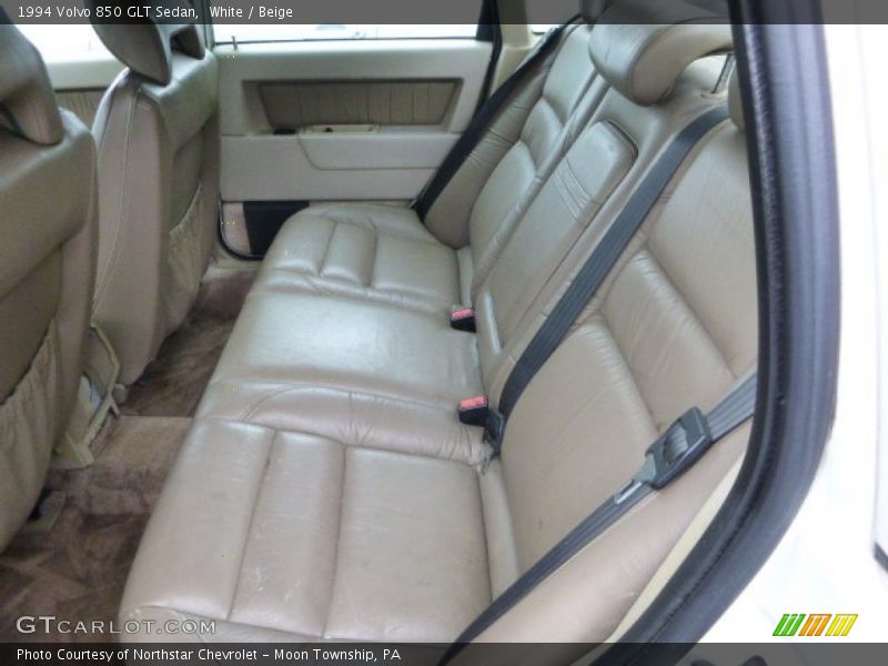 Rear Seat of 1994 850 GLT Sedan