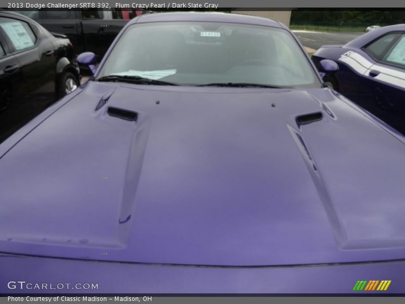 Plum Crazy Pearl / Dark Slate Gray 2013 Dodge Challenger SRT8 392