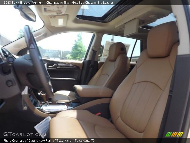 Champagne Silver Metallic / Choccachino Leather 2013 Buick Enclave Premium