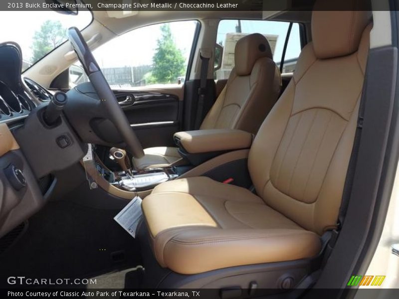 Champagne Silver Metallic / Choccachino Leather 2013 Buick Enclave Premium