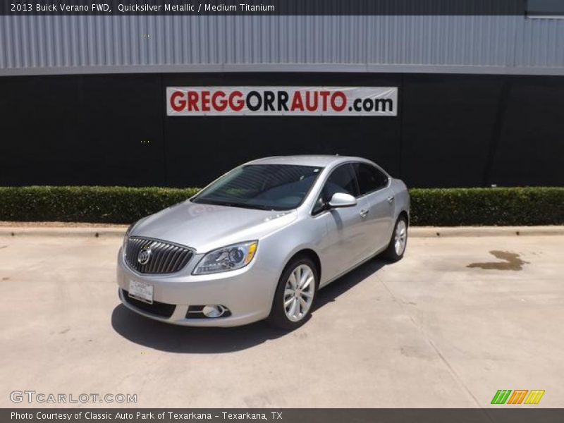 Quicksilver Metallic / Medium Titanium 2013 Buick Verano FWD