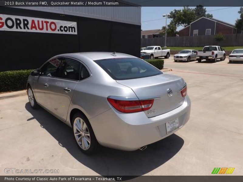Quicksilver Metallic / Medium Titanium 2013 Buick Verano FWD
