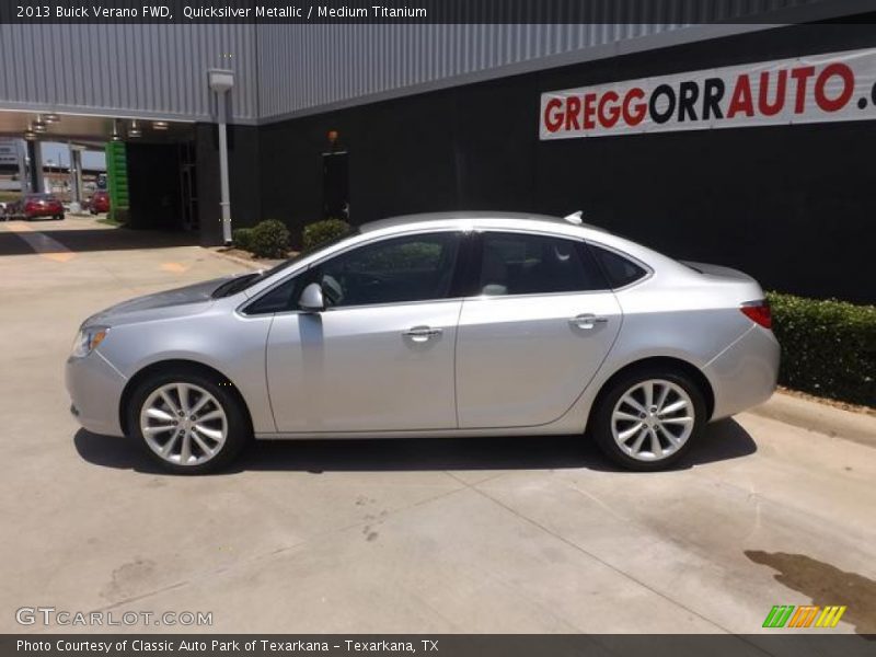 Quicksilver Metallic / Medium Titanium 2013 Buick Verano FWD