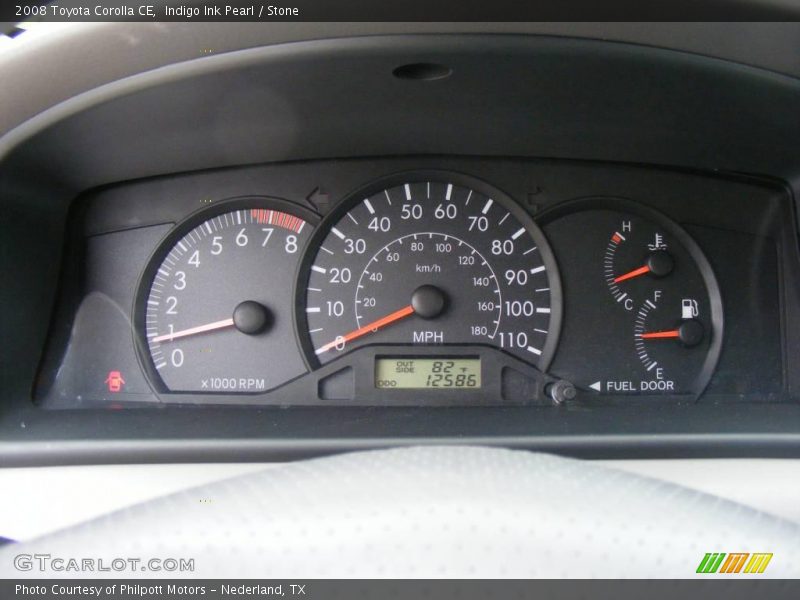 Indigo Ink Pearl / Stone 2008 Toyota Corolla CE