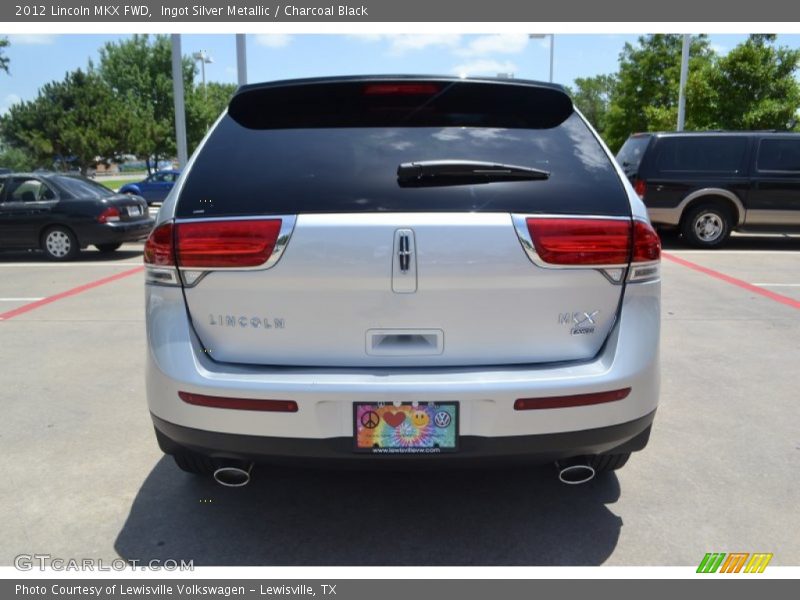 Ingot Silver Metallic / Charcoal Black 2012 Lincoln MKX FWD