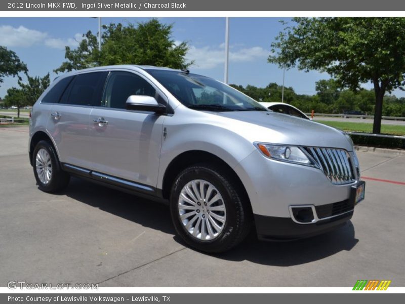 Ingot Silver Metallic / Charcoal Black 2012 Lincoln MKX FWD
