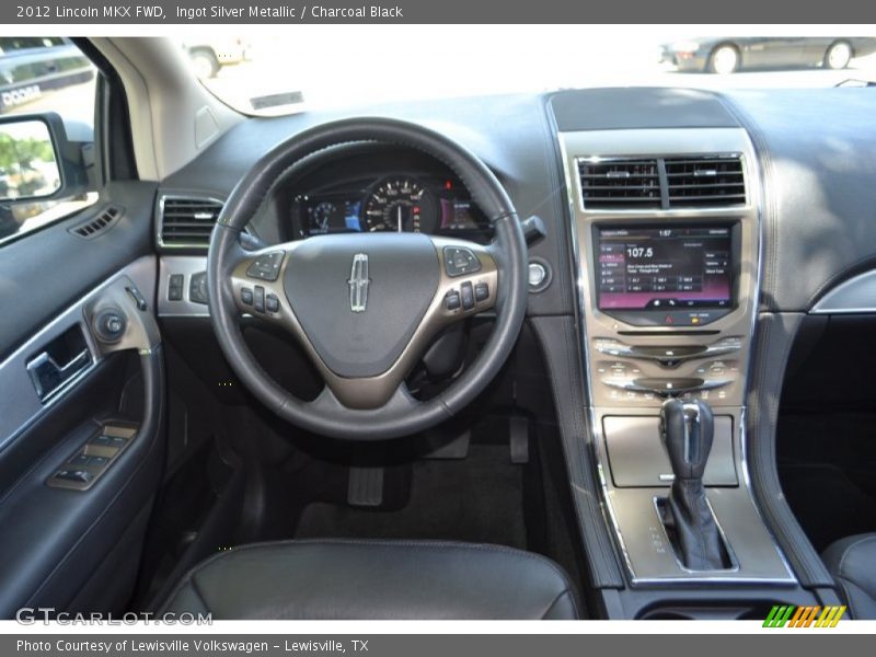 Ingot Silver Metallic / Charcoal Black 2012 Lincoln MKX FWD