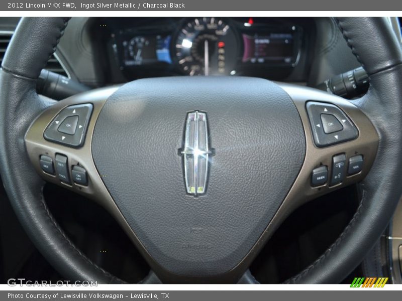 Ingot Silver Metallic / Charcoal Black 2012 Lincoln MKX FWD