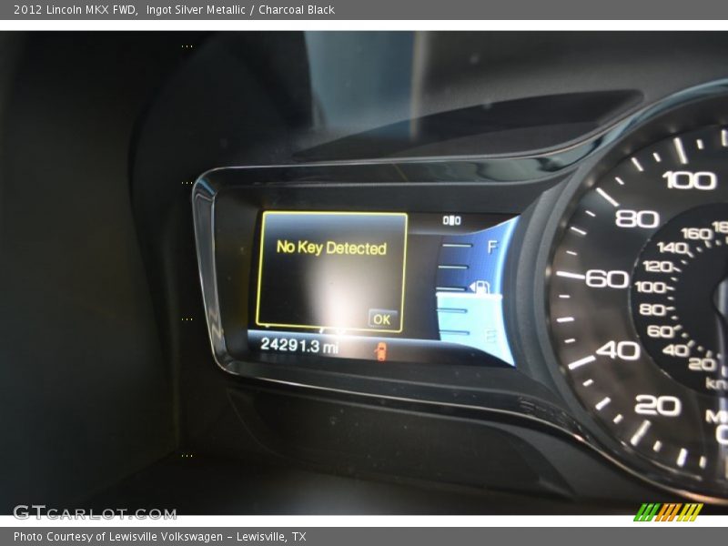 Ingot Silver Metallic / Charcoal Black 2012 Lincoln MKX FWD