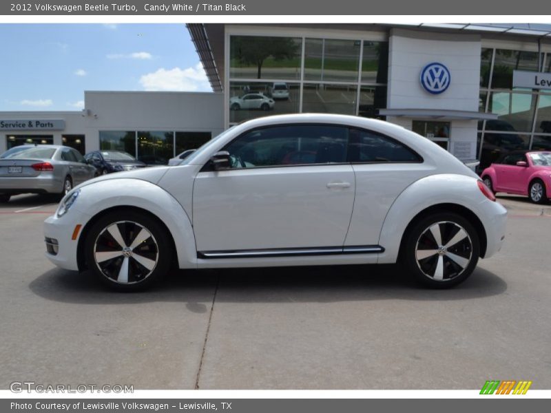 Candy White / Titan Black 2012 Volkswagen Beetle Turbo