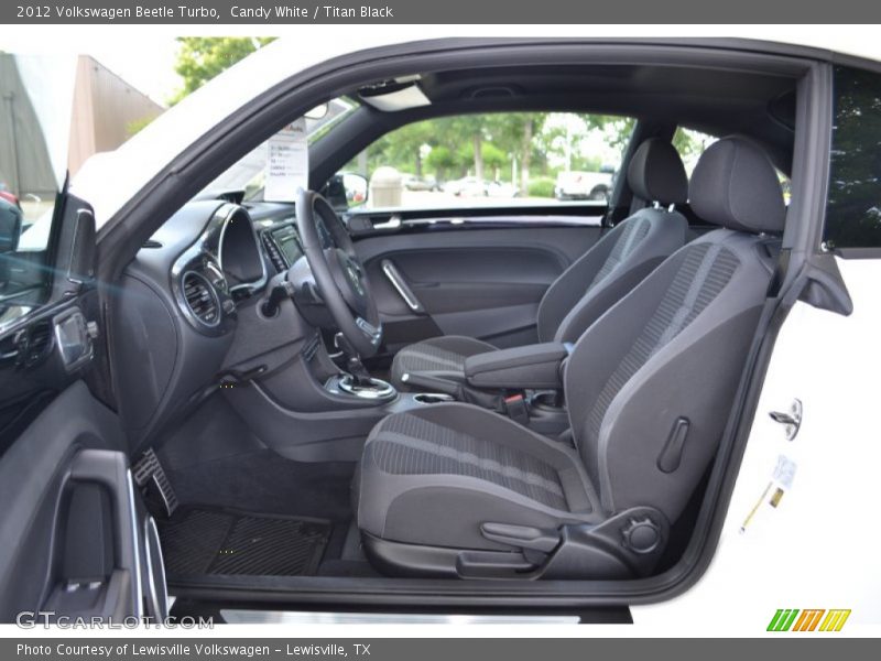 Front Seat of 2012 Beetle Turbo