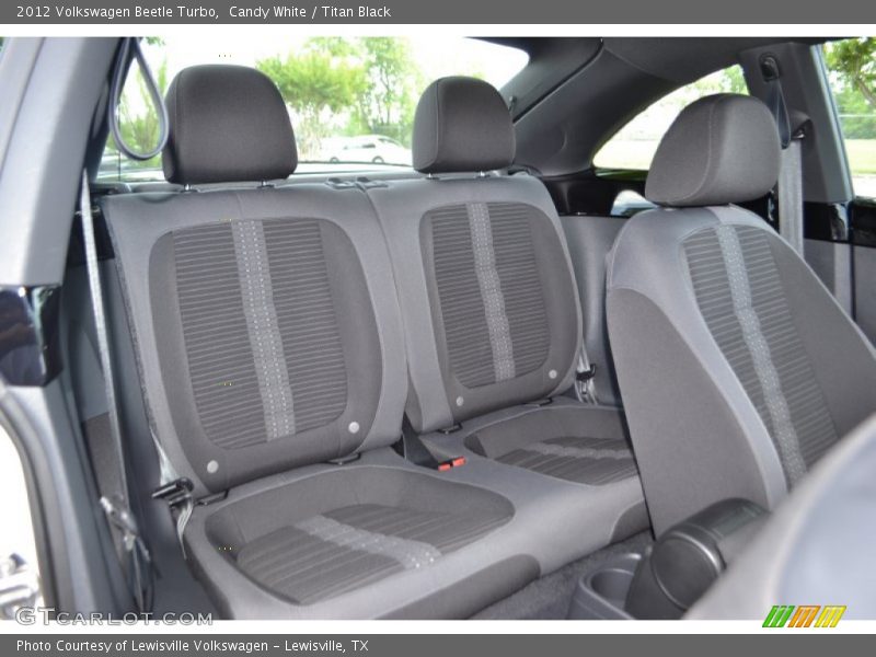 Rear Seat of 2012 Beetle Turbo