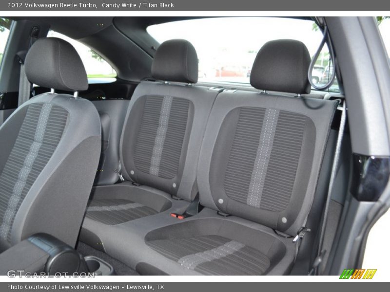 Rear Seat of 2012 Beetle Turbo