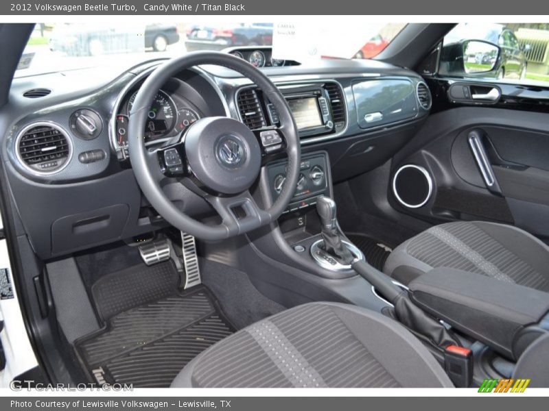 Titan Black Interior - 2012 Beetle Turbo 