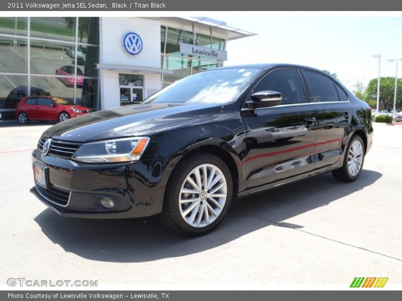 Black / Titan Black 2011 Volkswagen Jetta SEL Sedan