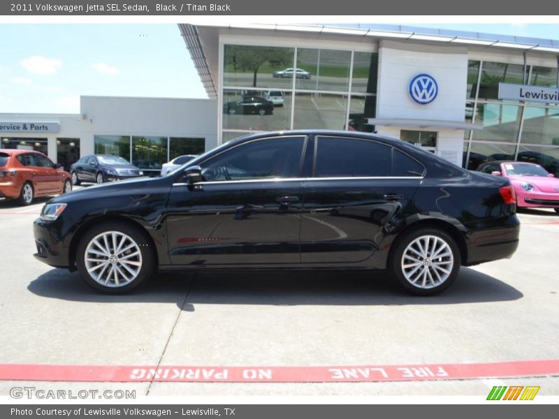 Black / Titan Black 2011 Volkswagen Jetta SEL Sedan