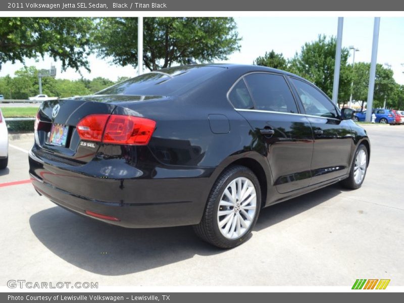 Black / Titan Black 2011 Volkswagen Jetta SEL Sedan