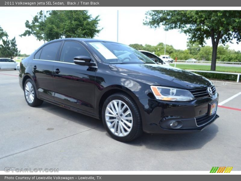 Black / Titan Black 2011 Volkswagen Jetta SEL Sedan