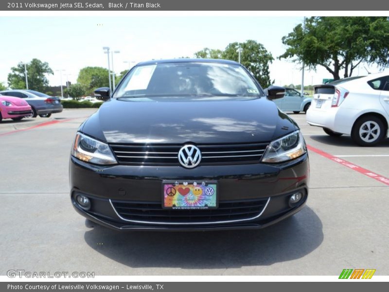 Black / Titan Black 2011 Volkswagen Jetta SEL Sedan
