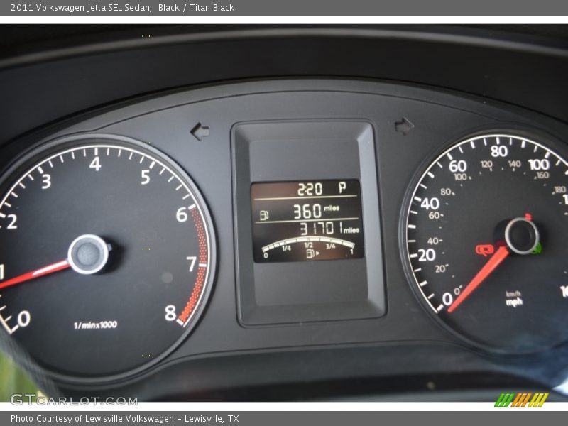 Black / Titan Black 2011 Volkswagen Jetta SEL Sedan