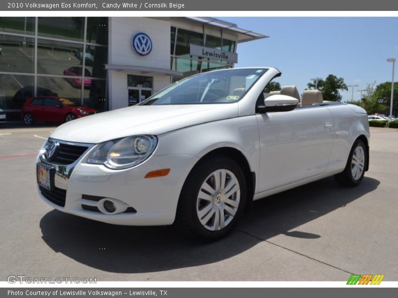 Candy White / Cornsilk Beige 2010 Volkswagen Eos Komfort