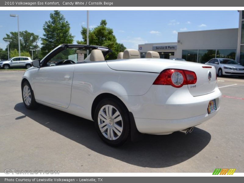 Candy White / Cornsilk Beige 2010 Volkswagen Eos Komfort