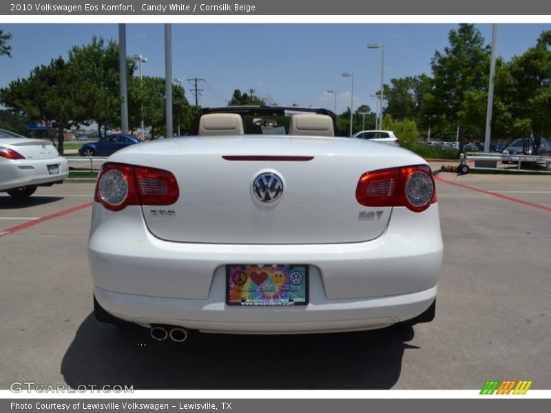 Candy White / Cornsilk Beige 2010 Volkswagen Eos Komfort