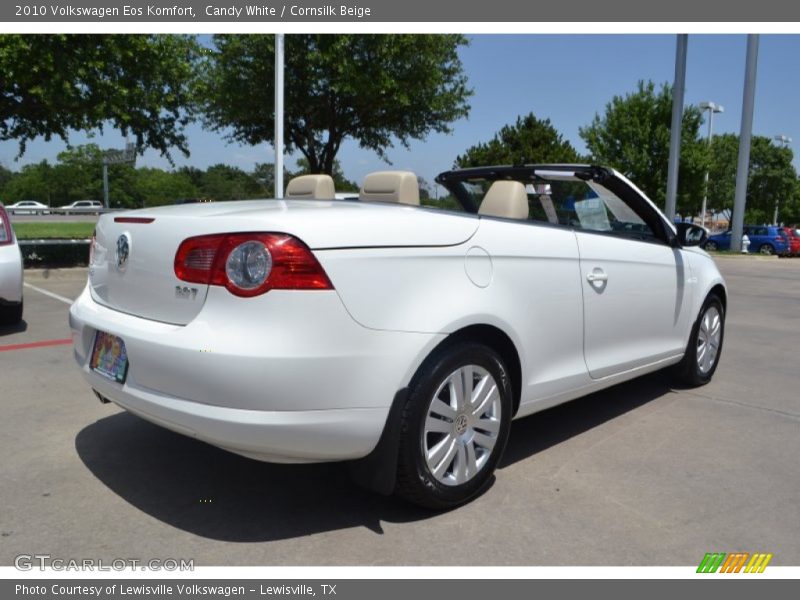 Candy White / Cornsilk Beige 2010 Volkswagen Eos Komfort