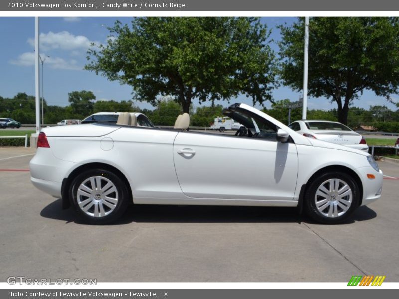 Candy White / Cornsilk Beige 2010 Volkswagen Eos Komfort