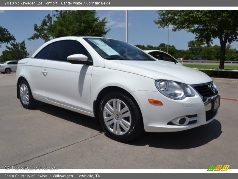 Candy White / Cornsilk Beige 2010 Volkswagen Eos Komfort