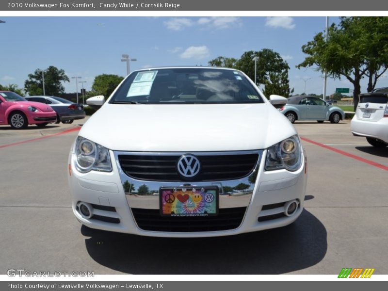 Candy White / Cornsilk Beige 2010 Volkswagen Eos Komfort