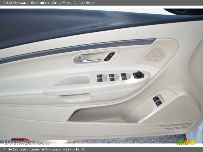 Candy White / Cornsilk Beige 2010 Volkswagen Eos Komfort