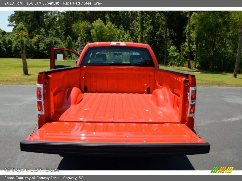 Race Red / Steel Gray 2013 Ford F150 STX SuperCab