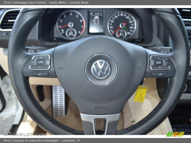 Candy White / Cornsilk Beige 2010 Volkswagen Eos Komfort